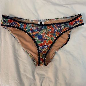 J. Crew Liberty London Floral Print Bikini Bottom